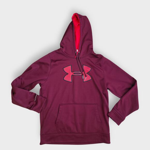 Under Armour Other - Under Armour Storm Fleece Big Logo Loose Fit Hoodie Men Sz L